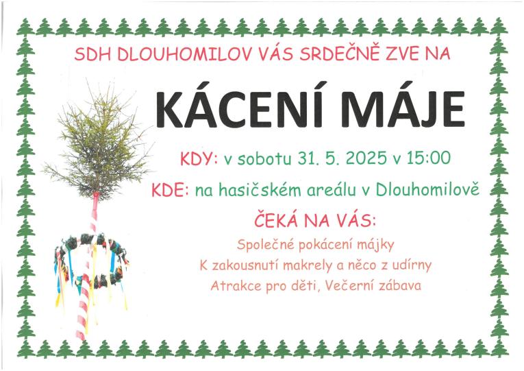 KÁCENÍ MÁJE