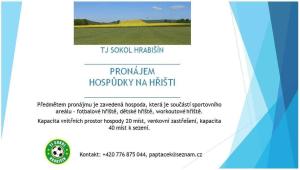 Pronájem hospůdky Hrabišín